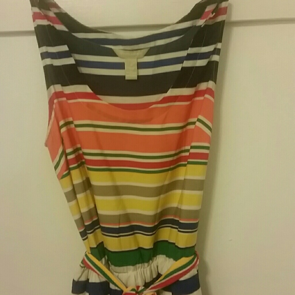 Banana Republic size 8 colorful striped dress - Picture 2 of 4